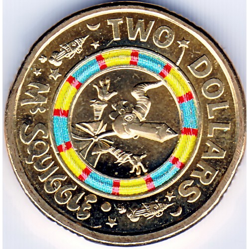 2019 2 60th Anniversary Of Mr Squiggle Coin Mr Squiggle Uncirculated 2019-2-60th-anniversary-of-mr-squiggle-coin-mr-squiggle-uncirculated